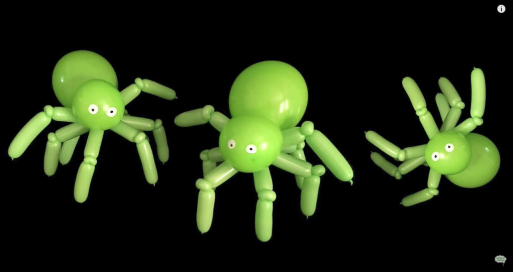 balloon twisting spider