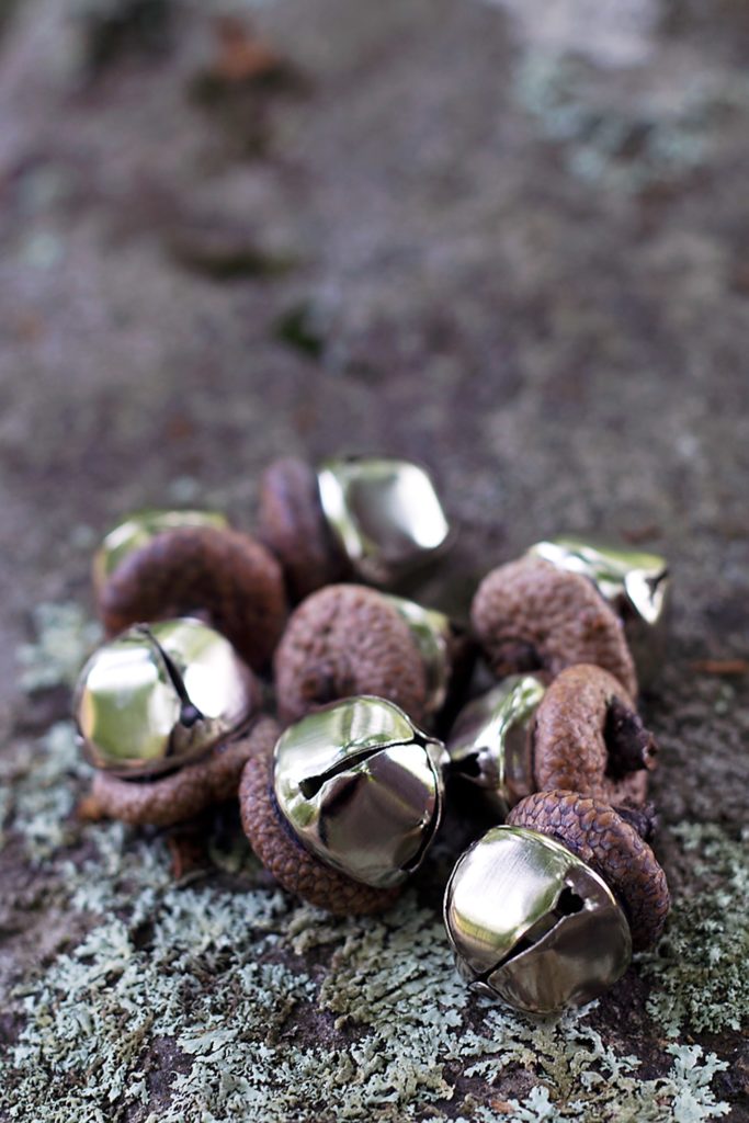 Jingle bell acorn noisemaker tutorial