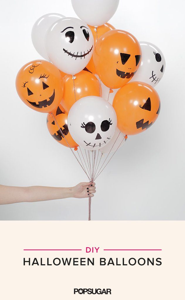 balloon pumpkin ghost skeleton halloween