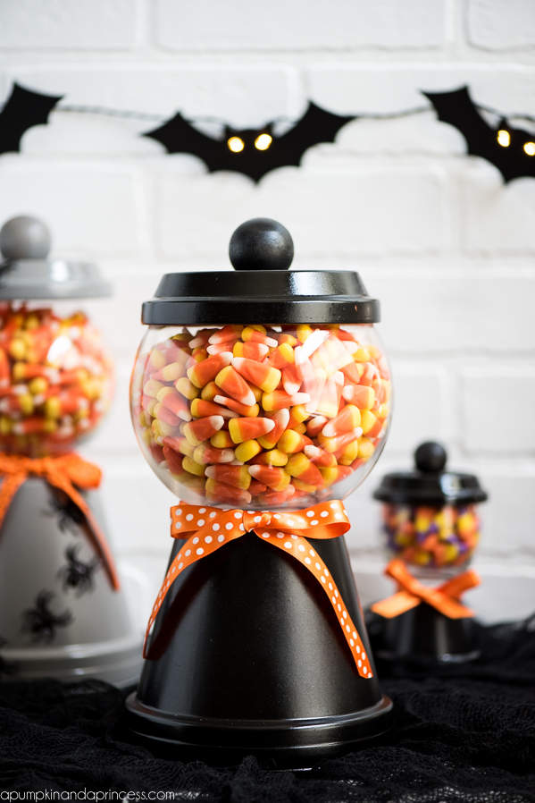 Candy Corn Candy Dispenser Craft