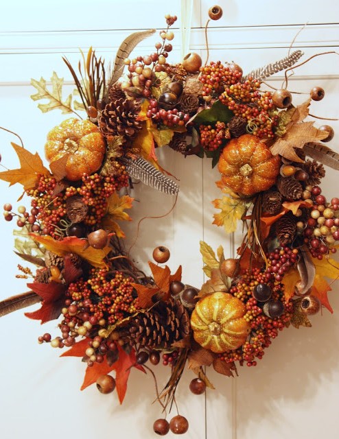 fall wreath tutorial