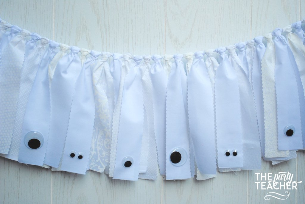 Ghost fabric bunting