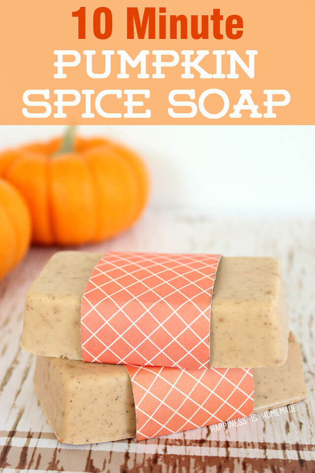 pumpkin spice soap tutorial