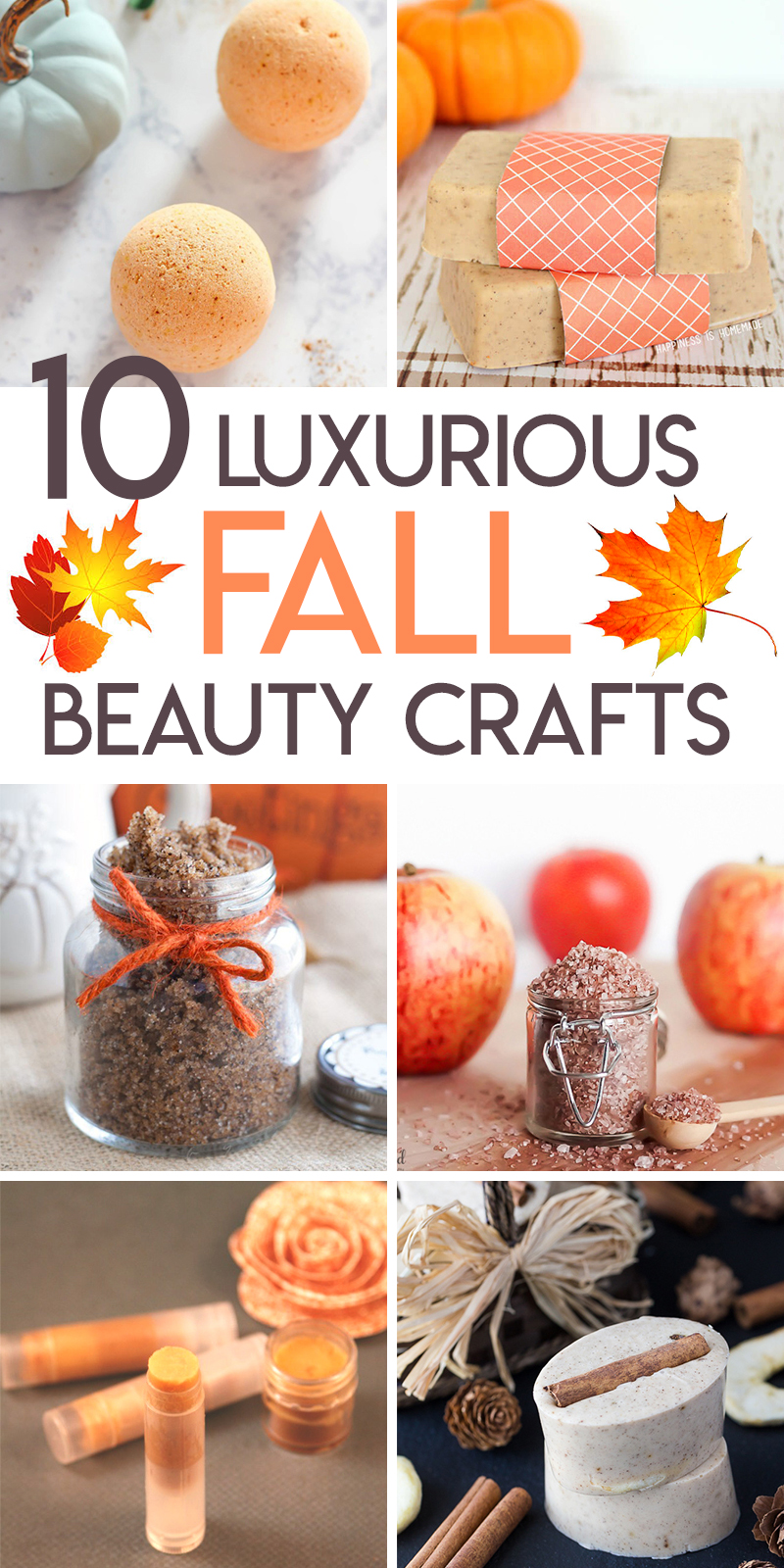 10 fall themed bath and beauty diy projects