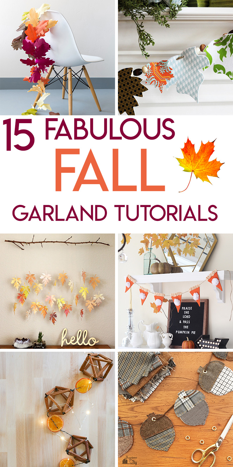 15 gorgeous fall garlands to make