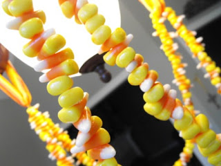 candy corn garland tutorial