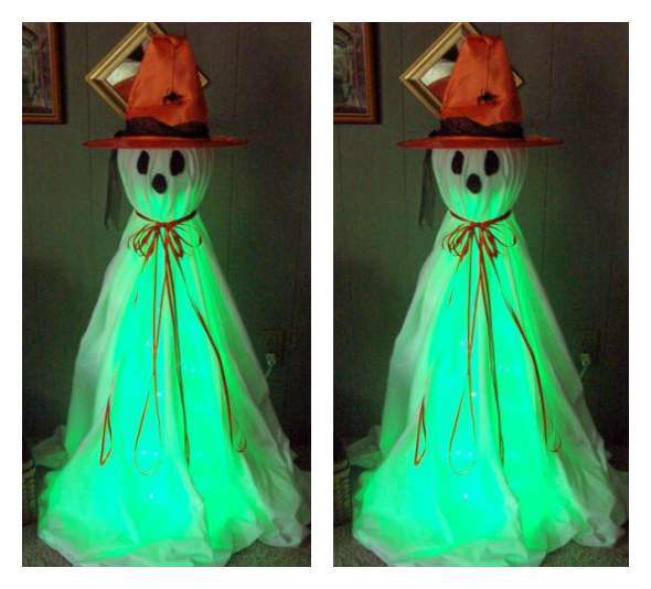 Halloween ghost witch decor