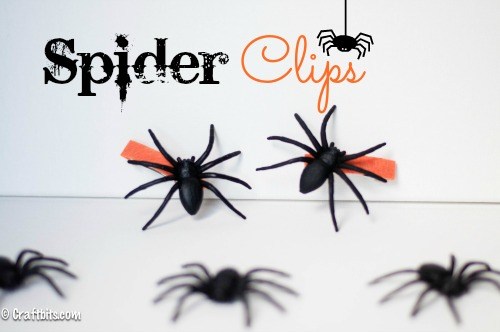 Easy spider hair clips