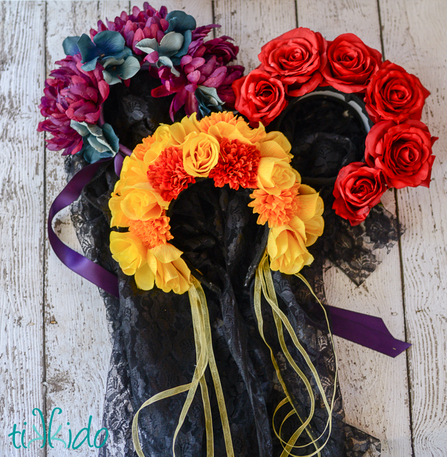 Dia de los Muertos headpiece tutorial