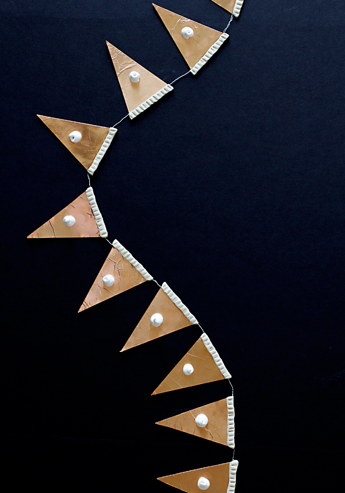 copper pumpkin pie bunting tutorial