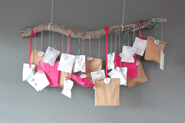 rustic presents advent calendar tutorial