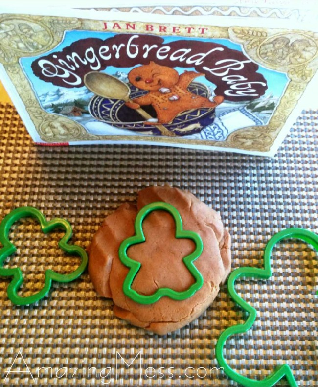 gingerbread play dough tutorial