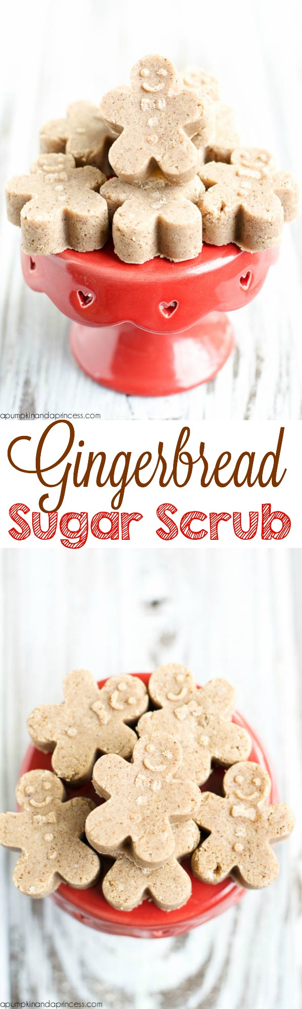 Gingerbread man sugar scrub tutorial