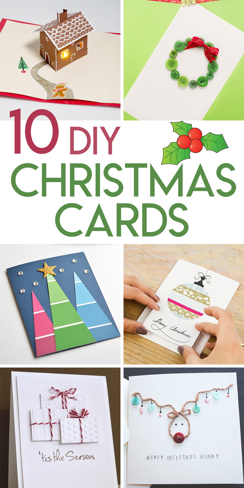 10 DIY Christmas Card Tutorials