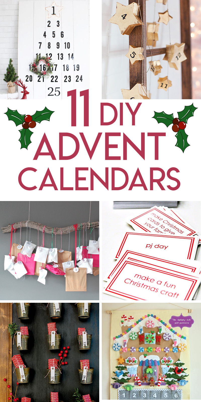 11 DIY advent calendar tutorials for Christmas