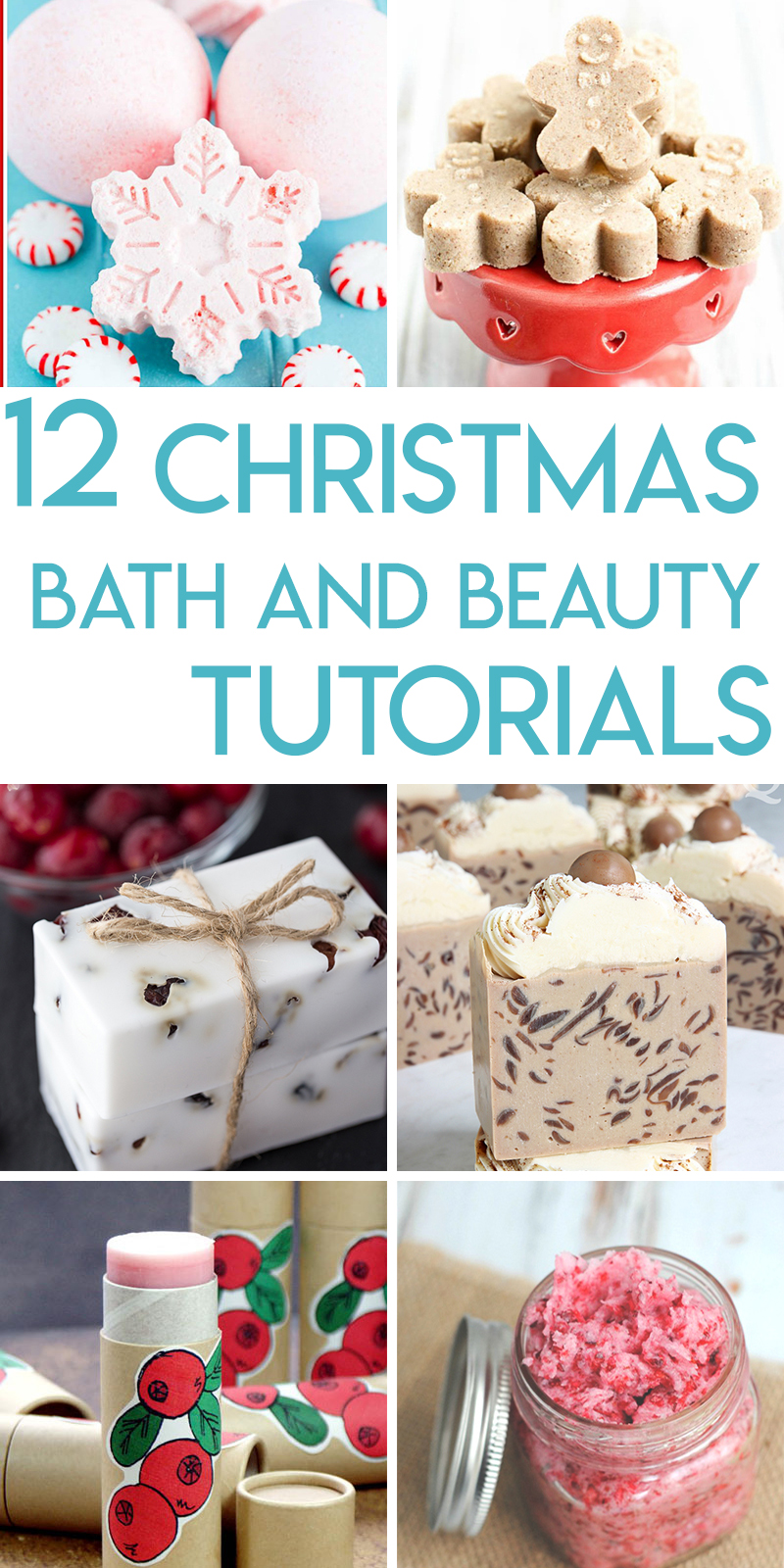 12 Christmas inspired bath and beauty recipes and tutorials