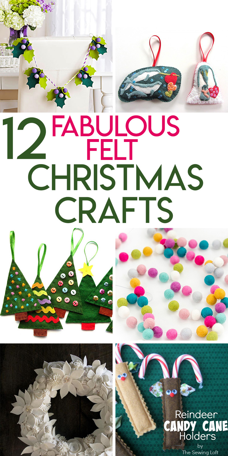 12 fabulous felt Christmas crafts