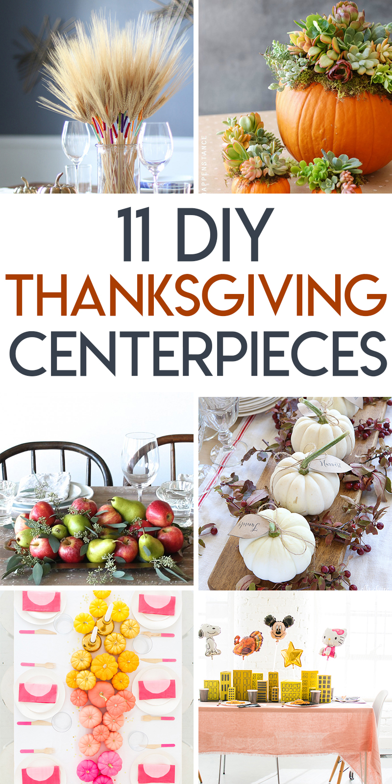 11 beautiful DIY Thanksgiving centerpiece tutorials