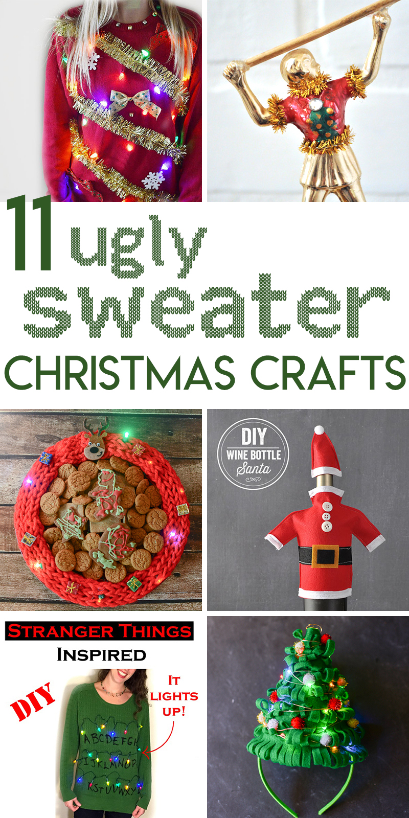 11 ugly sweater crafts to DIY for your Christmas party