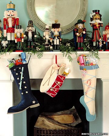 felt Nutcracker ballet inspired Christmas stockings tutorial