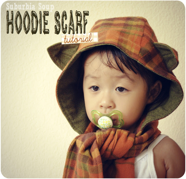 hoodie scarf tutorial