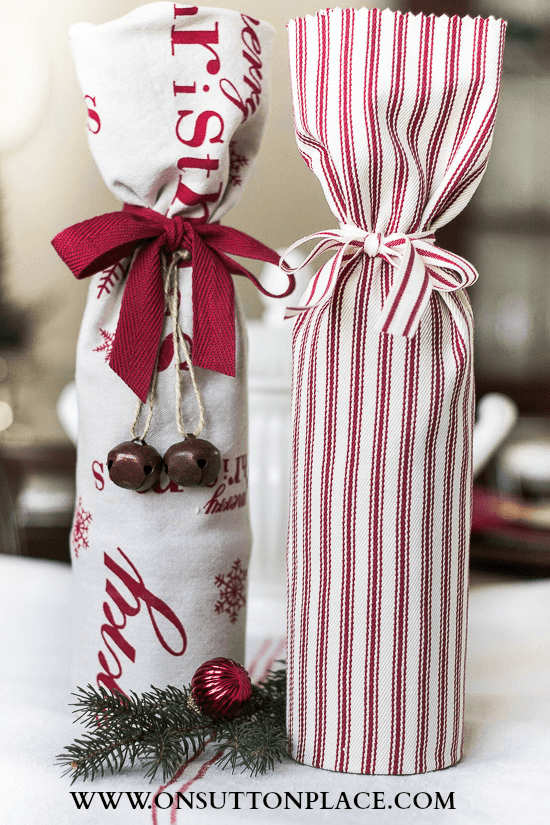 How To Wrap A Wine Bottle For A Gift