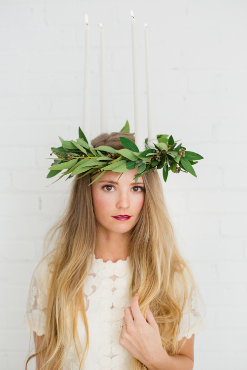 St. Lucia traditional candle headpiece tutorial