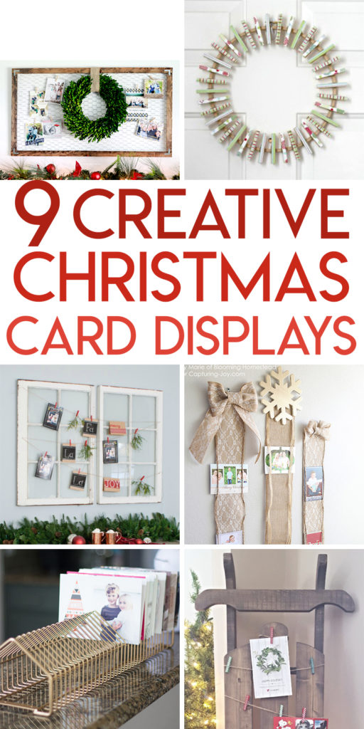 9 creative ways to display Christmas cards