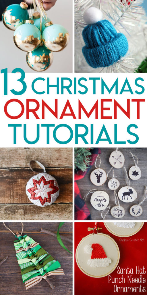 13 DIY Christmas Ornament Tutorials