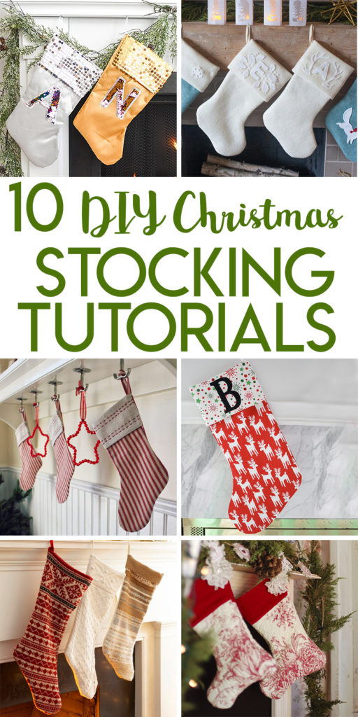 10 DIY Christmas stocking tutorials