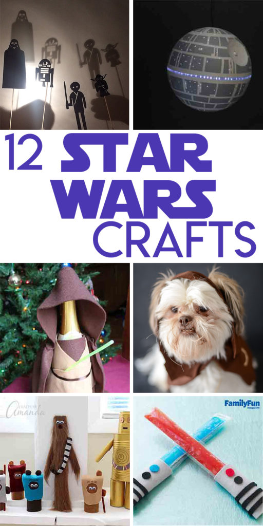 12 star wars crafts to make to celebrate the premiere of The Last Jedi