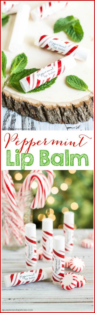 peppermint candy cane lip balm tutorial