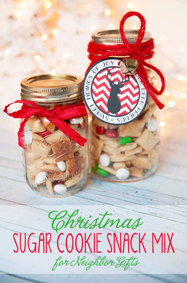 free printable Christmas neighbor gift gift tag