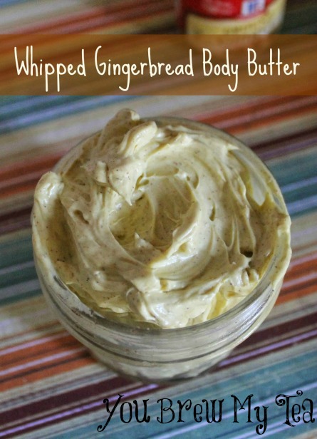 whipped gingerbread body butter tutorial