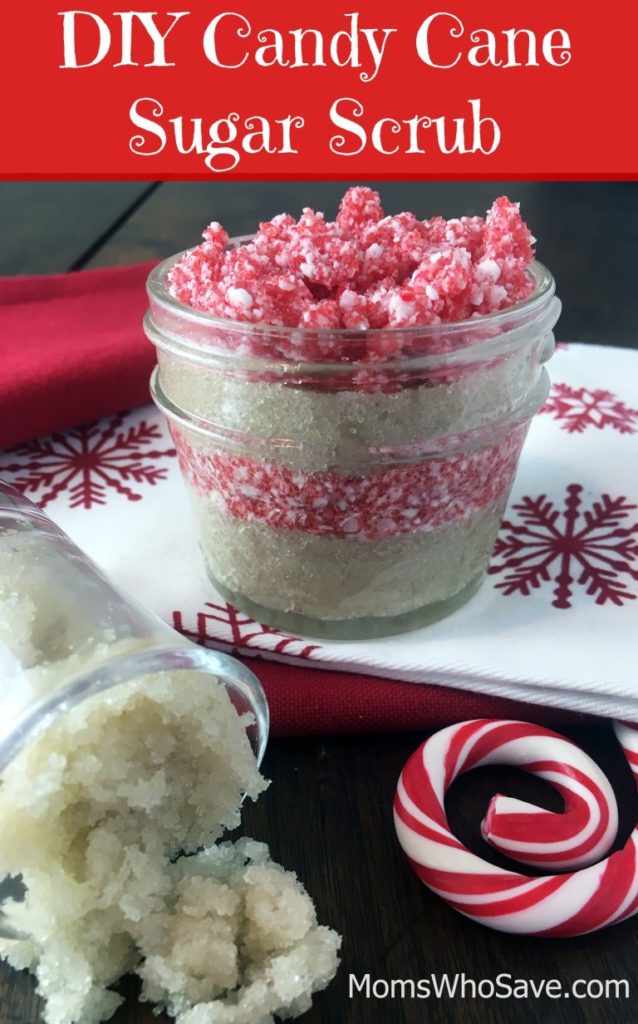 DIY Candy Cane Sugar Scrub