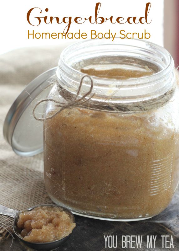 gingerbread body scrub tutorial