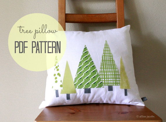 PDF printable Christmas tree pattern