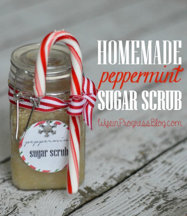 peppermint sugar scrub