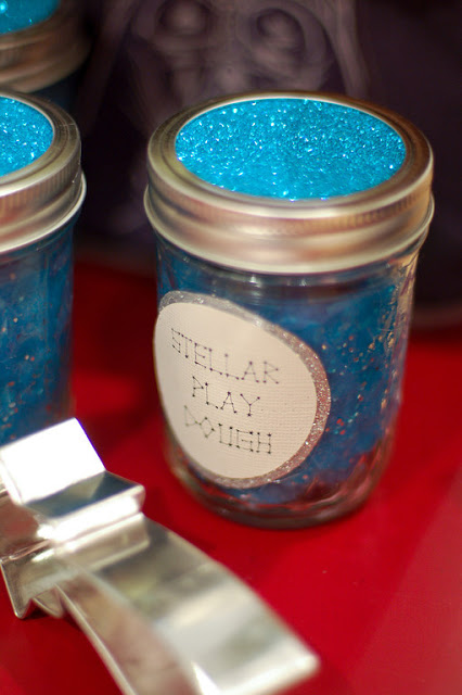 DIY glitter space themed play dough recipe and tutorial