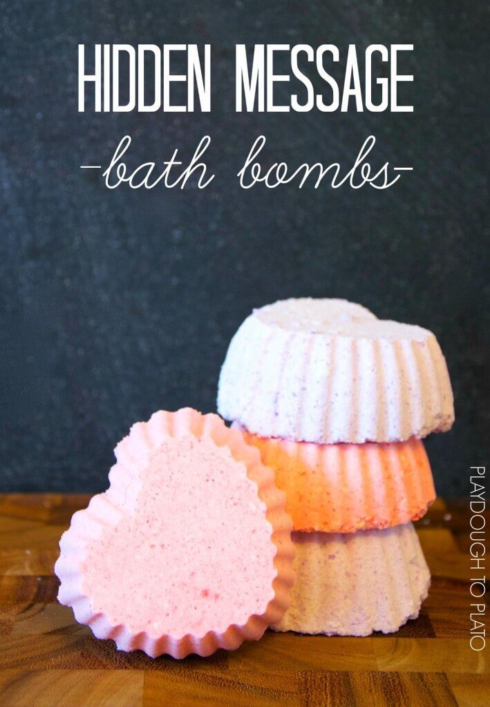 hidden message bath bombs tutorial