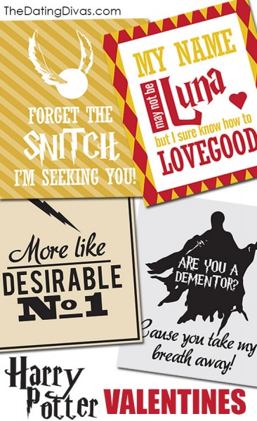 DIY Harry Potter Valentine with Free Printables