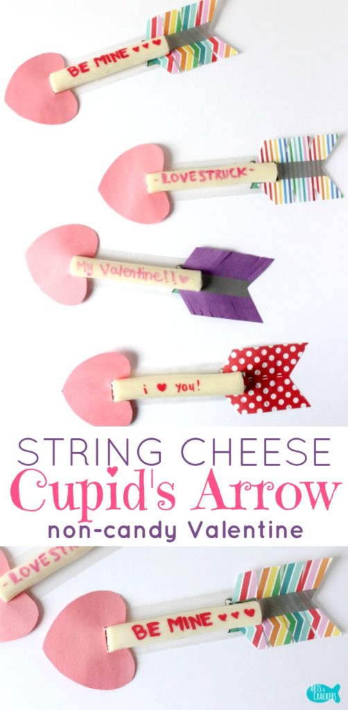 string cheese cupid's arrow valentines