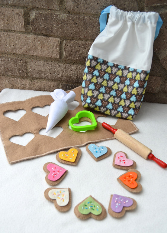 felt cookie decorating kit tutorial