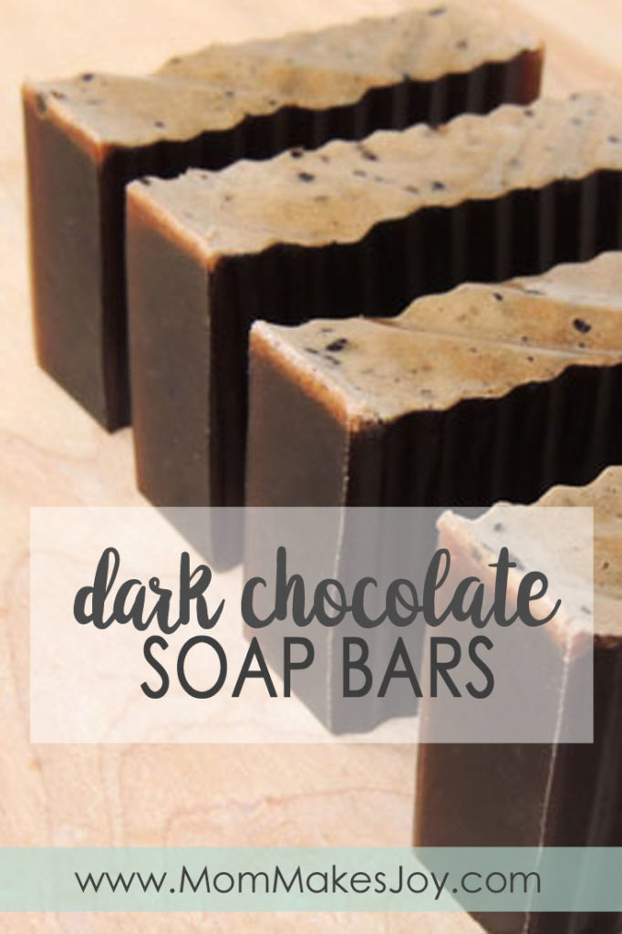 dark chocolate soap tutorial