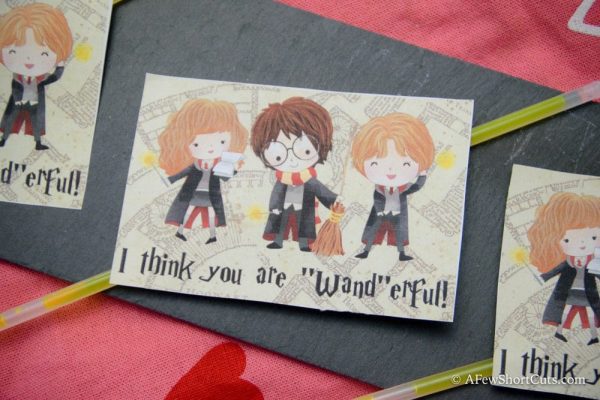 Free printable harry potter valentine