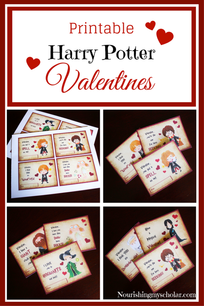 12 Magical Harry Potter Themed Valentines Day Cards Random Acts of Crafts