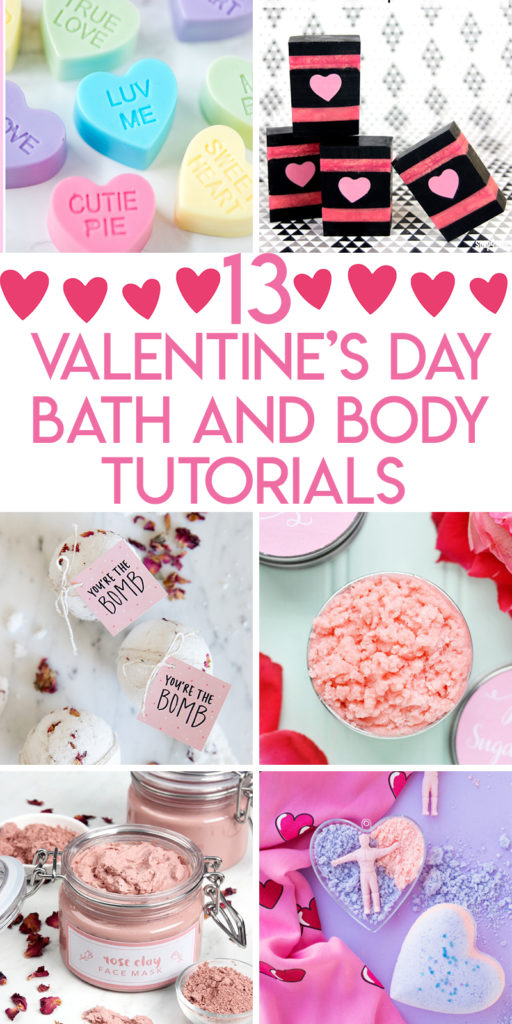 13 Valentine's day Bath and Body tutorials