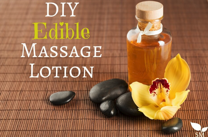DIY edible massage oil for Valentine's Day