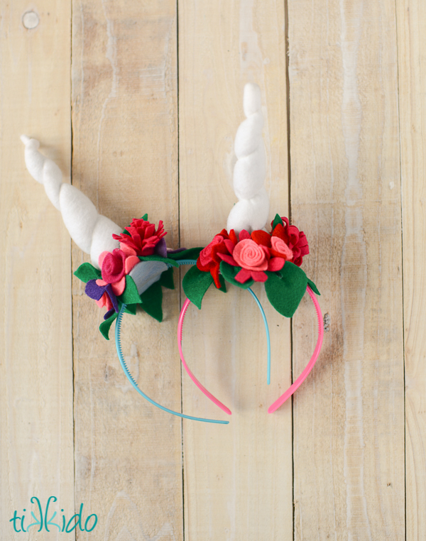 Easy felt unicorn headband tutorial