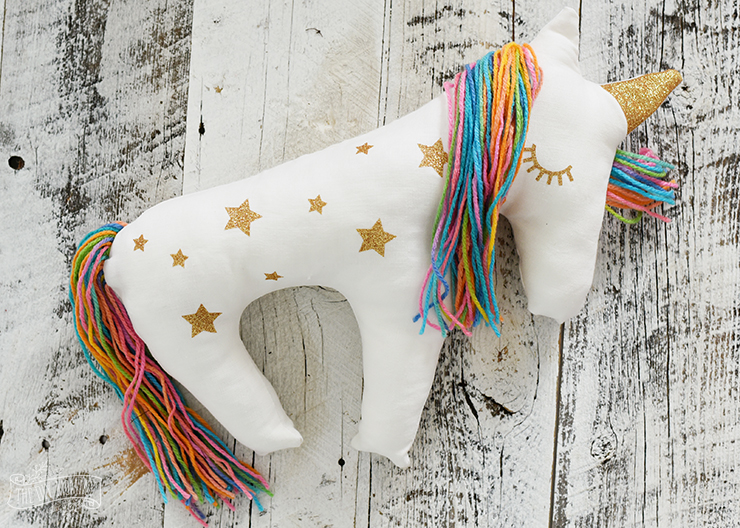 unicorn pillow plus tutorial